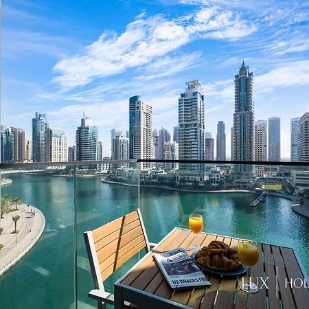 Lux - Contemporary Suite With Full Marina View Dubai Esterno foto