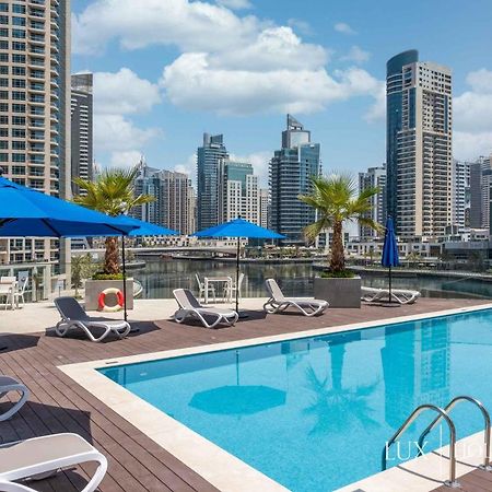 Lux - Contemporary Suite With Full Marina View Dubai Esterno foto