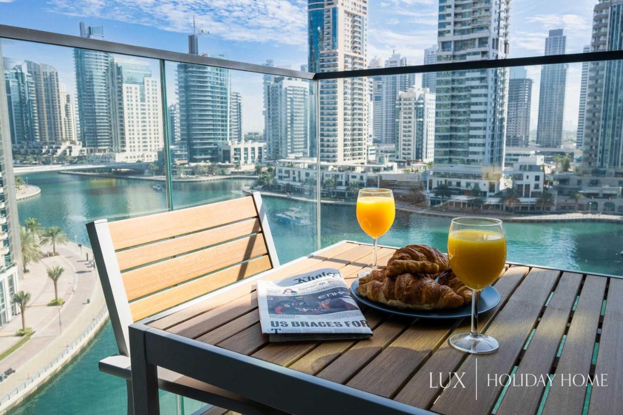 Lux - Contemporary Suite With Full Marina View Dubai Esterno foto