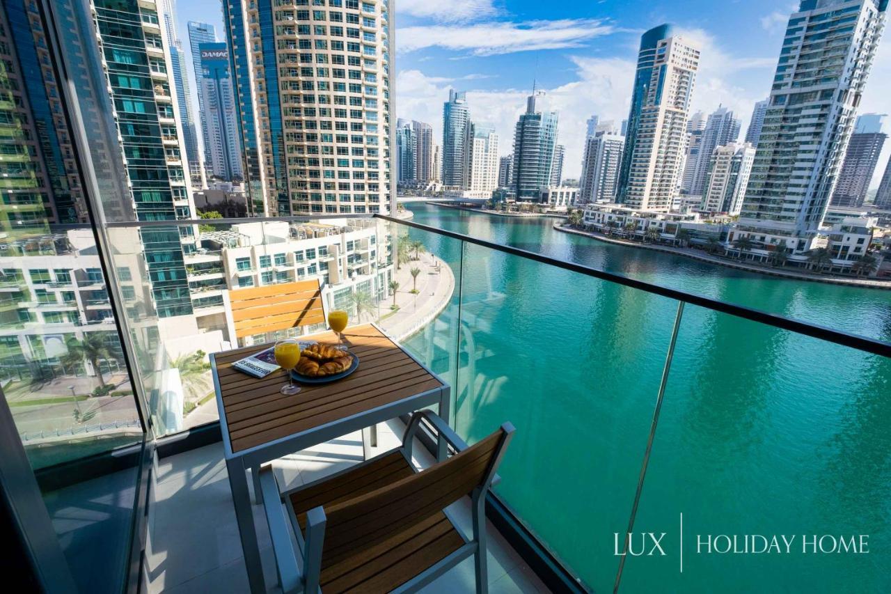 Lux - Contemporary Suite With Full Marina View Dubai Esterno foto