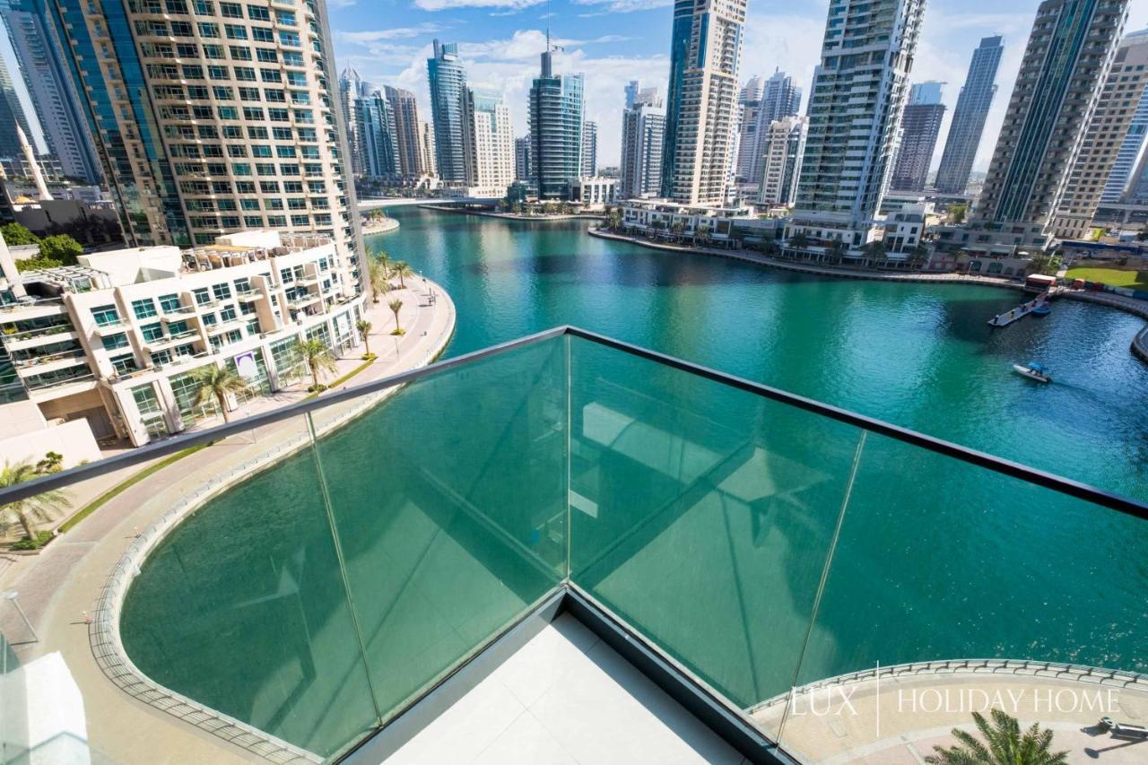Lux - Contemporary Suite With Full Marina View Dubai Esterno foto