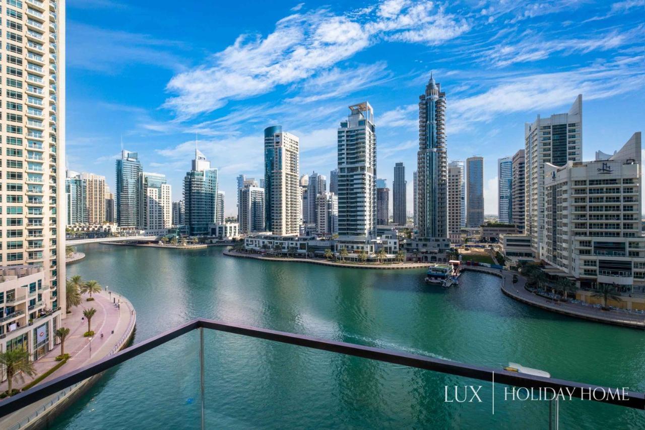 Lux - Contemporary Suite With Full Marina View Dubai Esterno foto