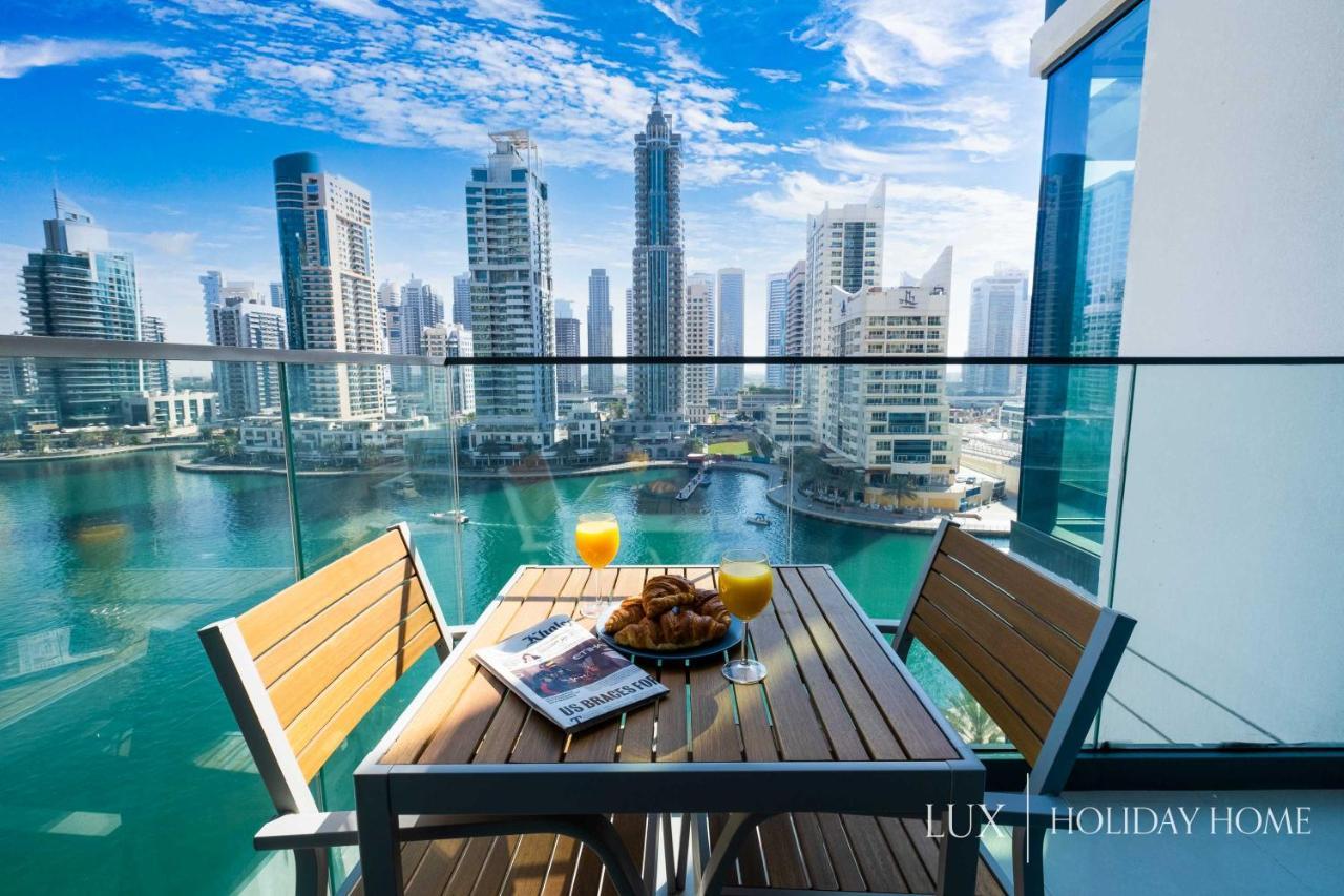 Lux - Contemporary Suite With Full Marina View Dubai Esterno foto