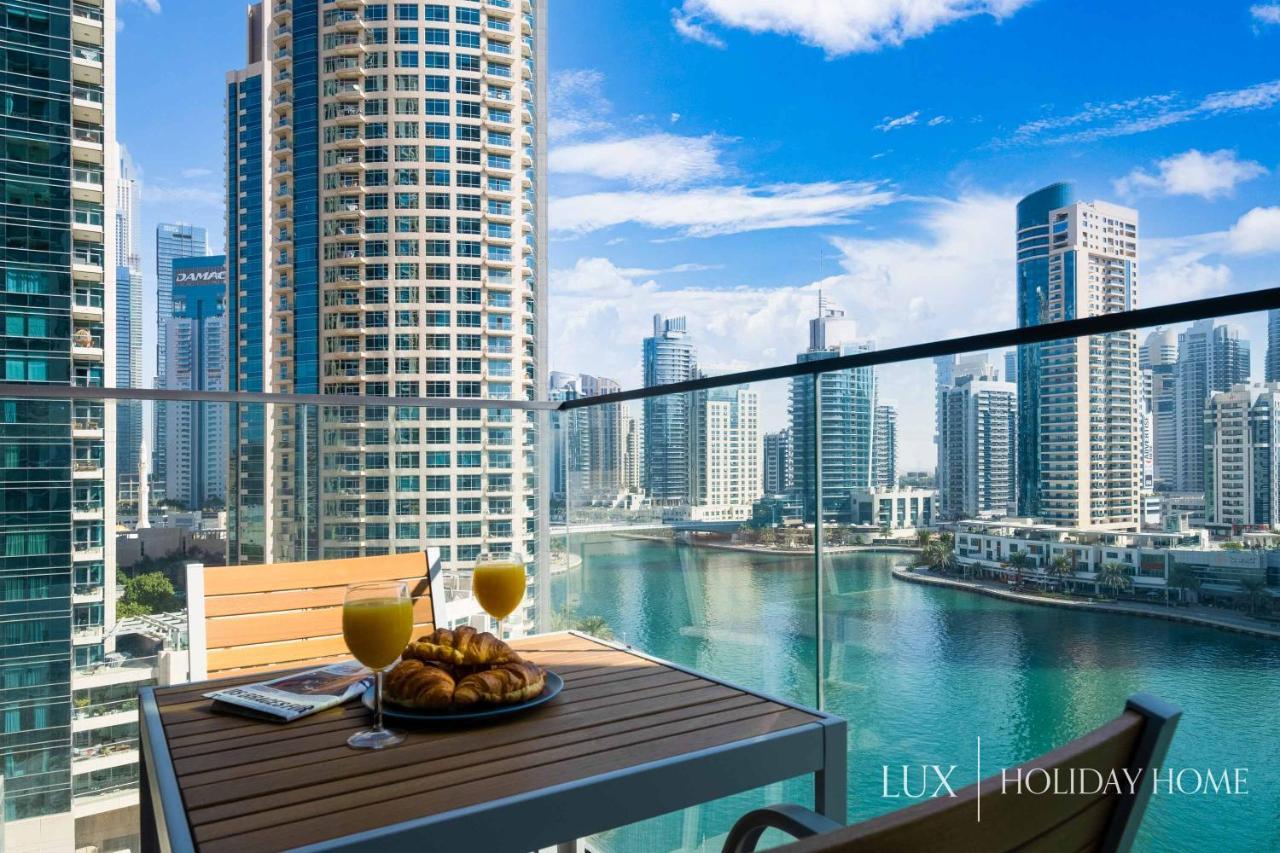 Lux - Contemporary Suite With Full Marina View Dubai Esterno foto