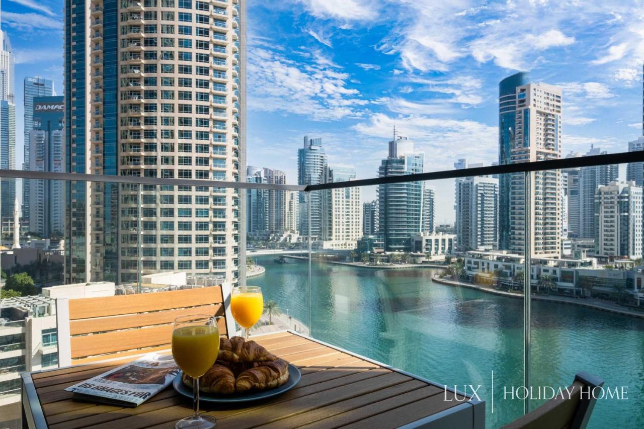 Lux - Contemporary Suite With Full Marina View Dubai Esterno foto