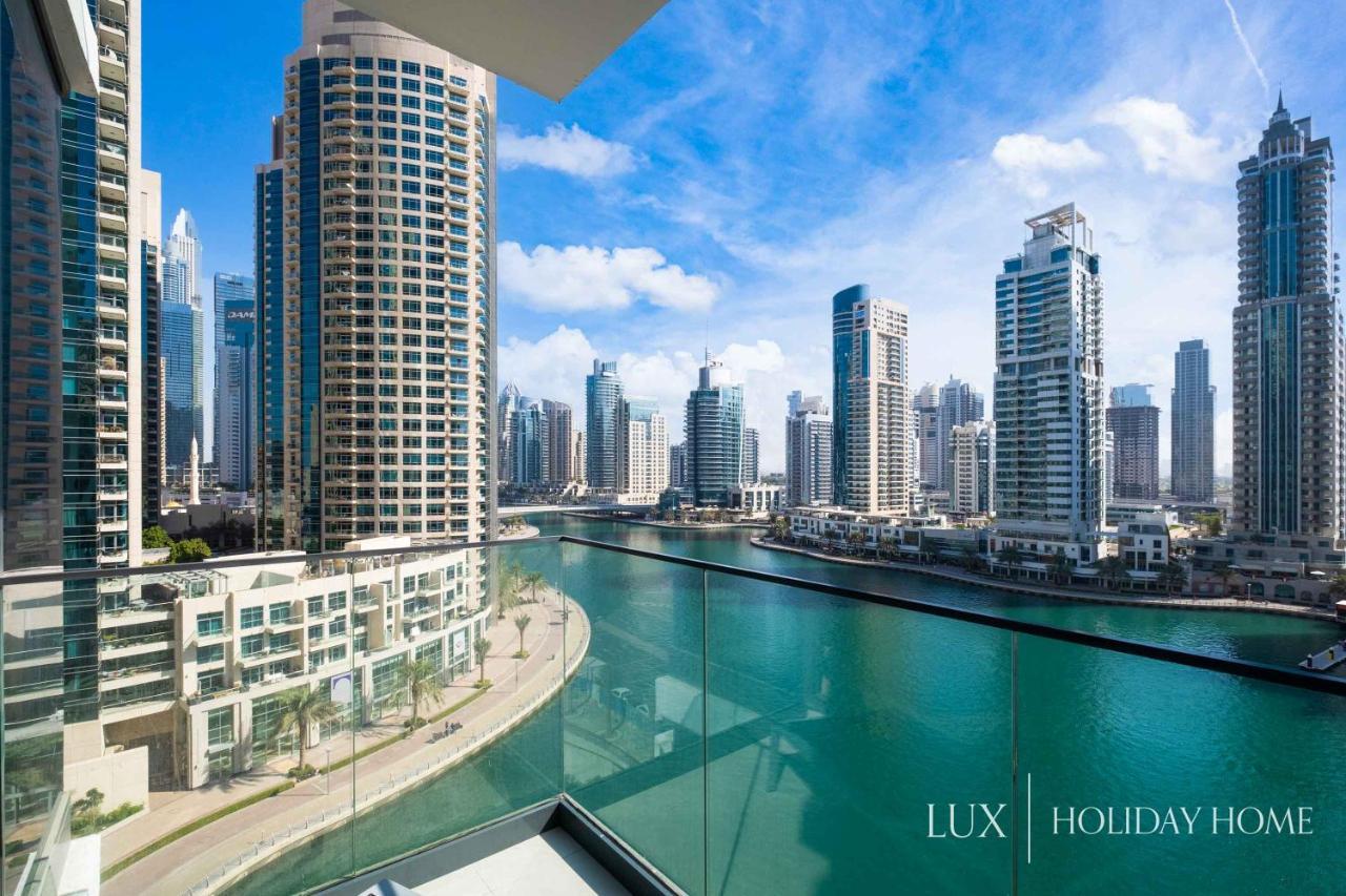 Lux - Contemporary Suite With Full Marina View Dubai Esterno foto
