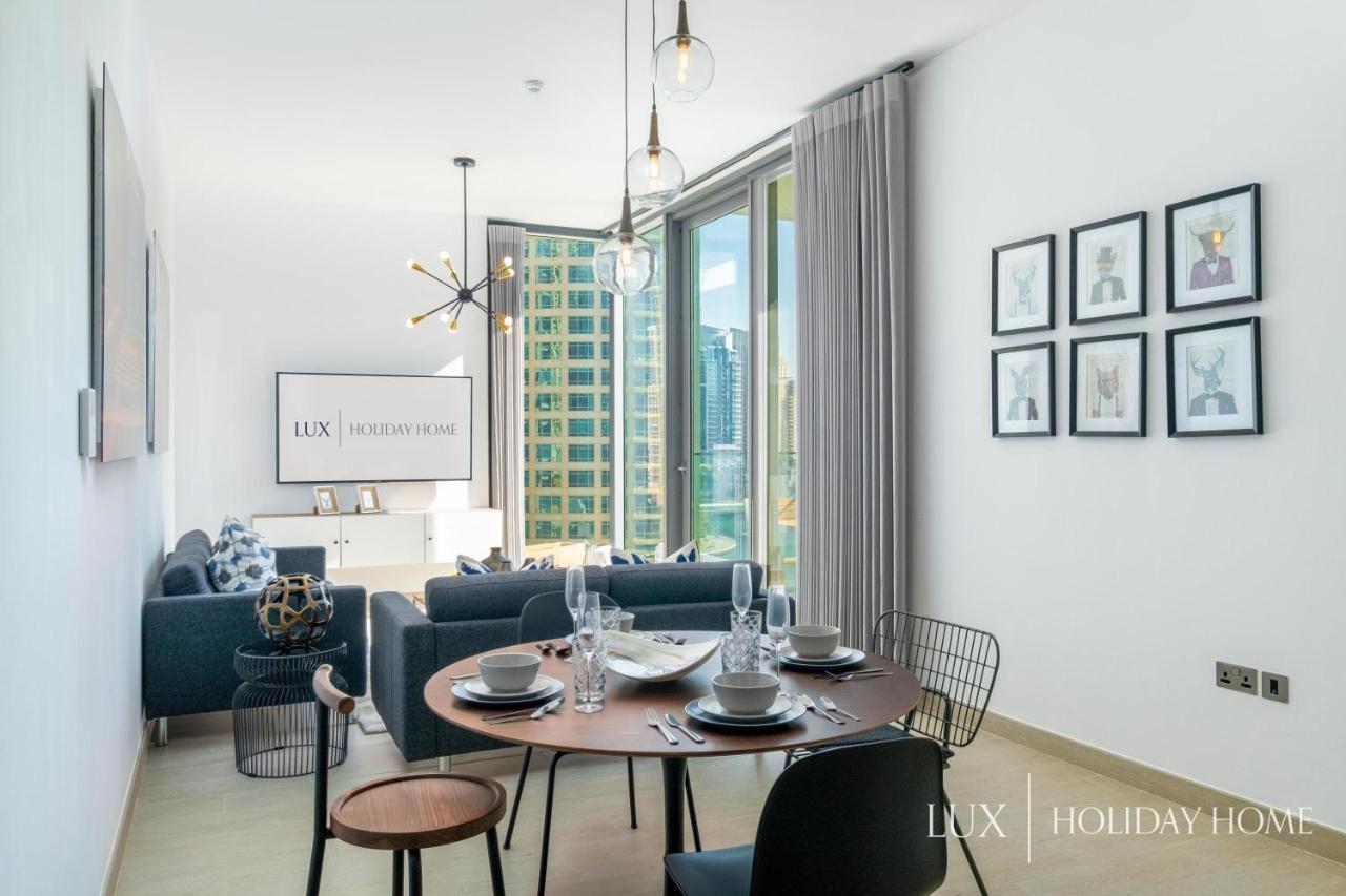 Lux - Contemporary Suite With Full Marina View Dubai Esterno foto