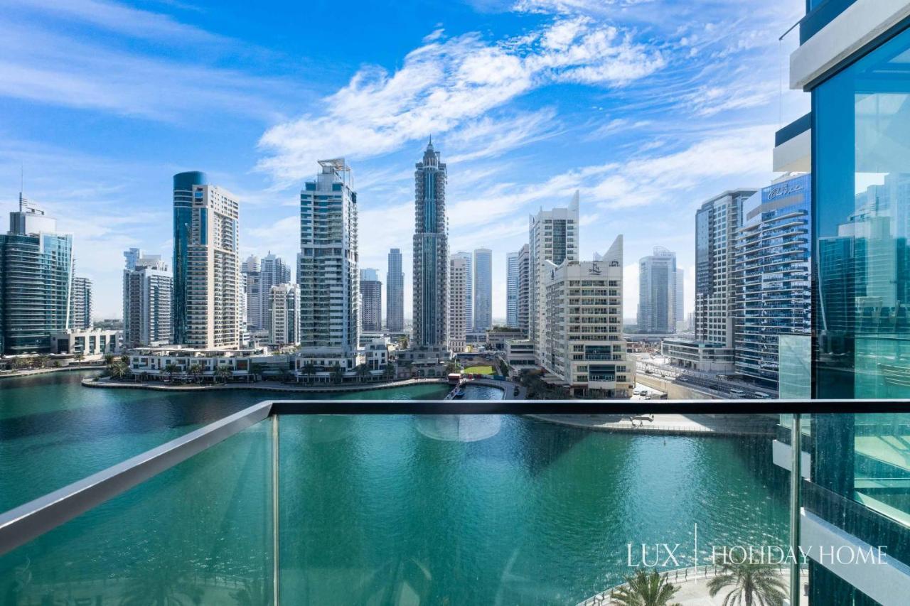 Lux - Contemporary Suite With Full Marina View Dubai Esterno foto