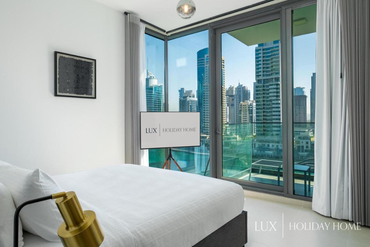 Lux - Contemporary Suite With Full Marina View Dubai Esterno foto
