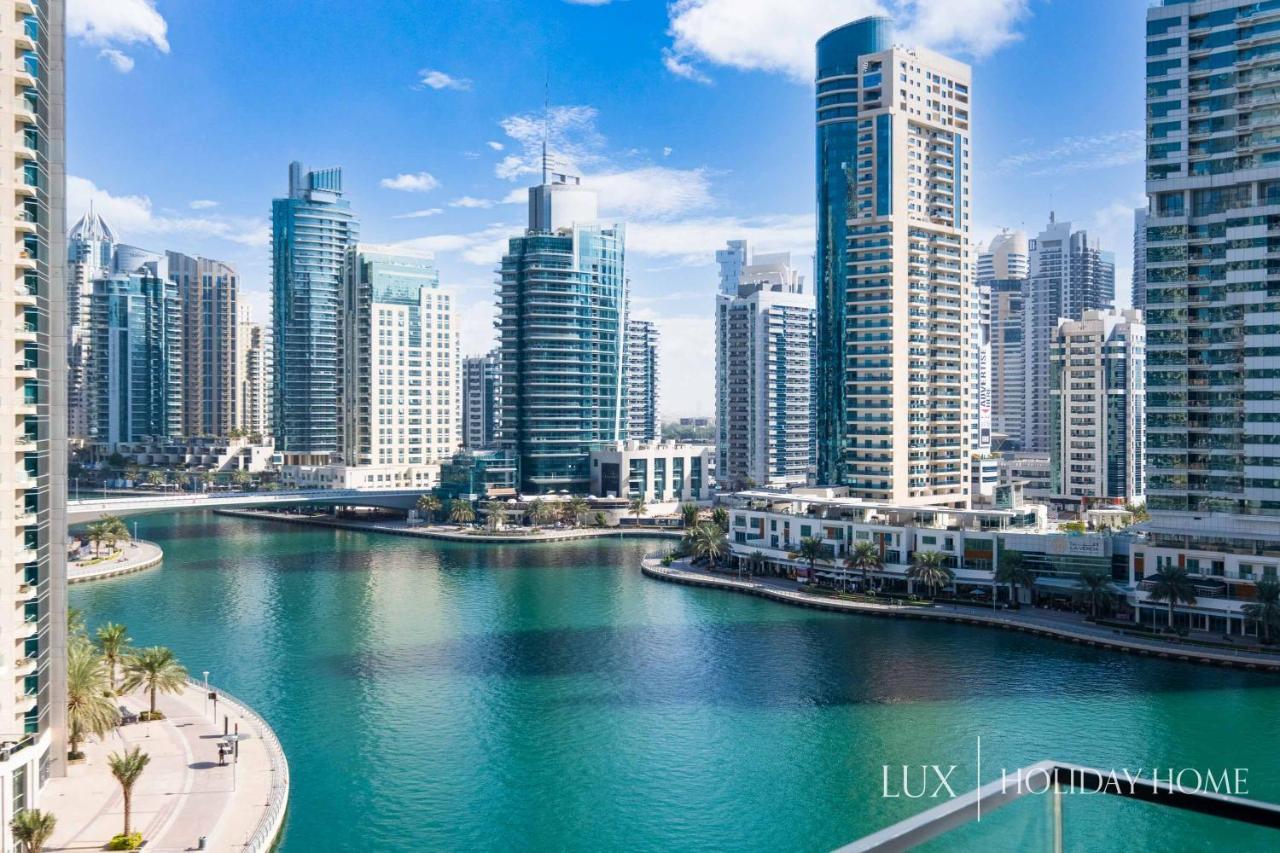 Lux - Contemporary Suite With Full Marina View Dubai Esterno foto