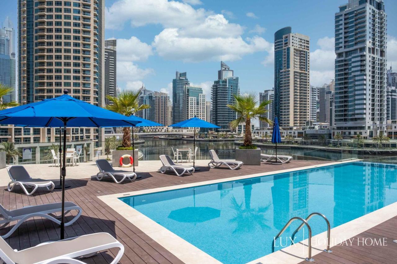 Lux - Contemporary Suite With Full Marina View Dubai Esterno foto